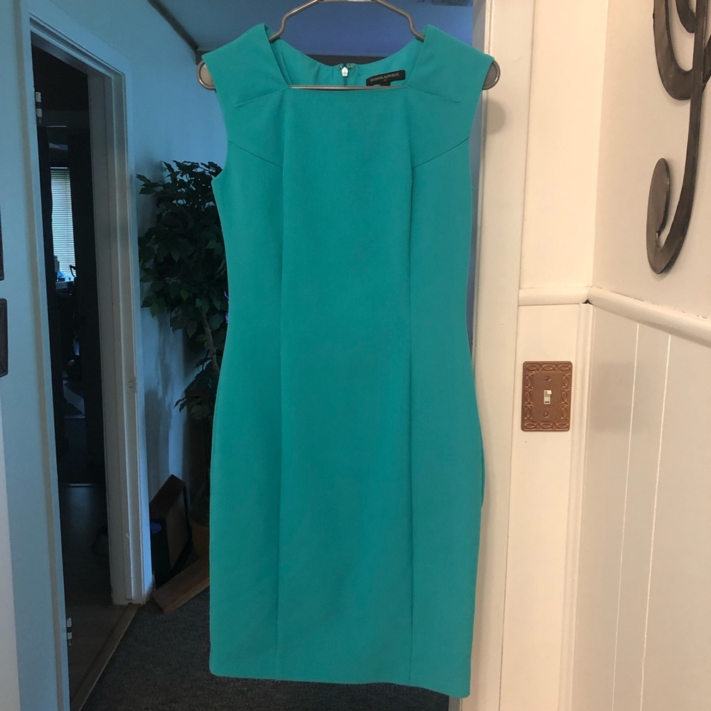 BANANA REPUBLIC-Professional Teal Dress👗